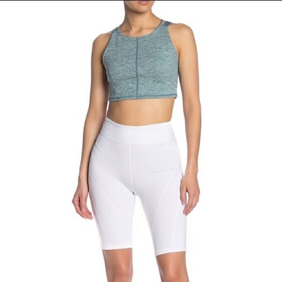 NEW $68 Free People High-Rise Biker Baby Short Small - Picture 6 of 17